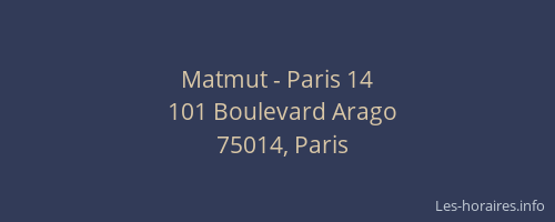 Matmut - Paris 14
