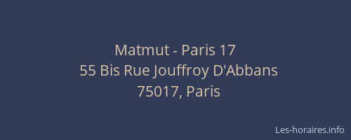 Matmut - Paris 17