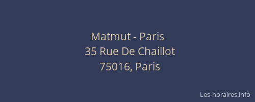 Matmut - Paris