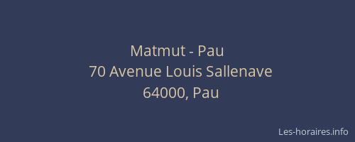 Matmut - Pau
