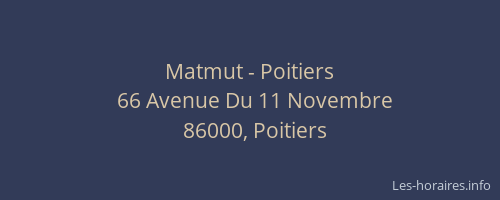 Matmut - Poitiers