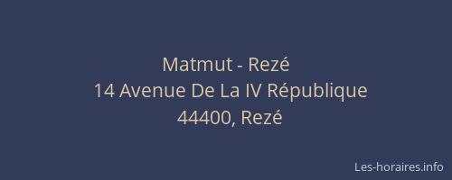 Matmut - Rezé