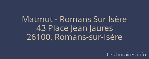 Matmut - Romans Sur Isère