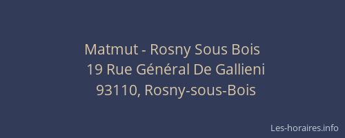 Matmut - Rosny Sous Bois