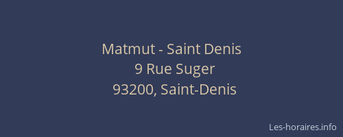 Matmut - Saint Denis