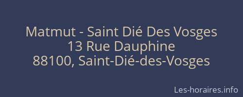 Matmut - Saint Dié Des Vosges