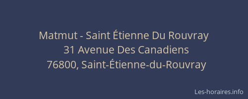 Matmut - Saint Étienne Du Rouvray