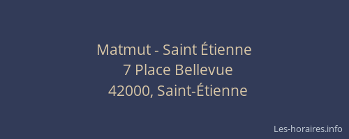 Matmut - Saint Étienne
