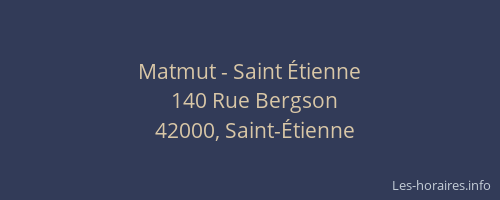 Matmut - Saint Étienne