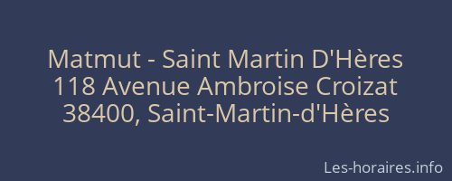 Matmut - Saint Martin D'Hères