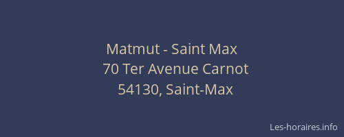 Matmut - Saint Max