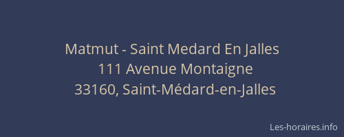 Matmut - Saint Medard En Jalles