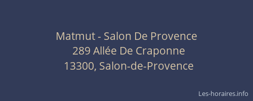 Matmut - Salon De Provence