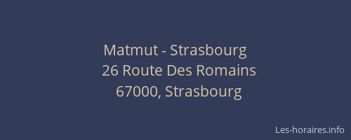 Matmut - Strasbourg