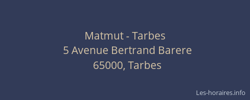 Matmut - Tarbes