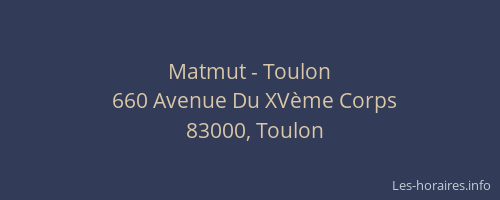 Matmut - Toulon