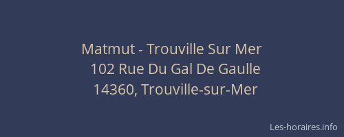 Matmut - Trouville Sur Mer