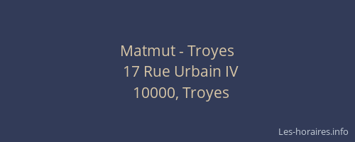Matmut - Troyes