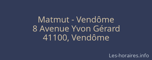 Matmut - Vendôme