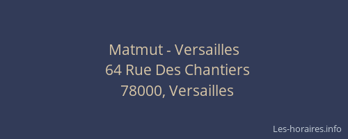 Matmut - Versailles