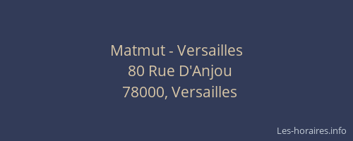 Matmut - Versailles