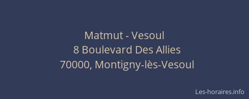 Matmut - Vesoul
