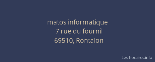 matos informatique