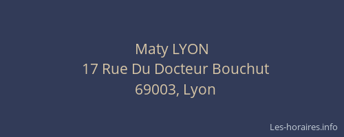 Maty LYON