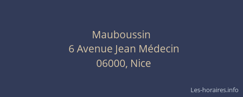Mauboussin
