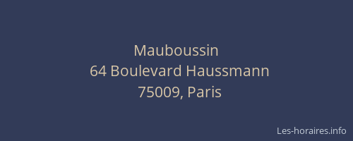 Mauboussin