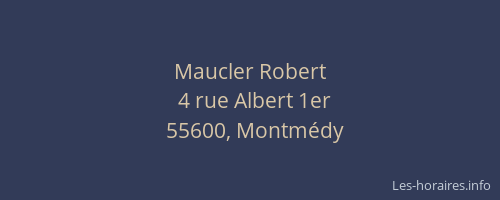 Maucler Robert