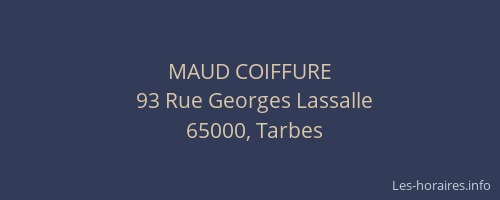 MAUD COIFFURE