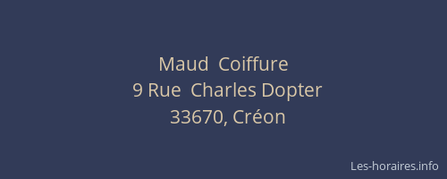 Maud  Coiffure