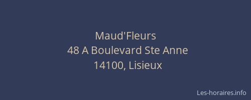 Maud'Fleurs