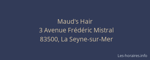 Maud's Hair
