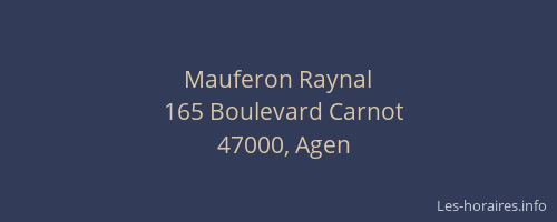 Mauferon Raynal