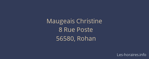 Maugeais Christine