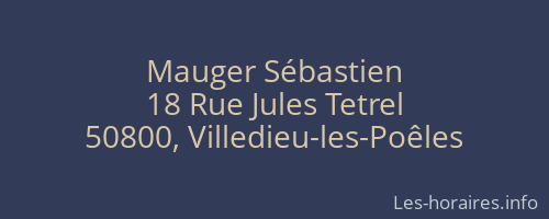 Mauger Sébastien