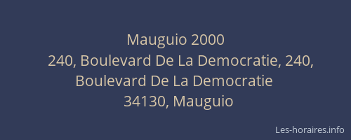 Mauguio 2000