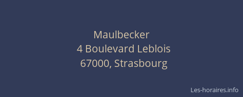 Maulbecker