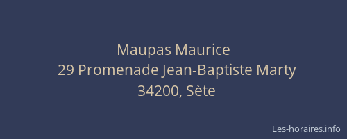 Maupas Maurice