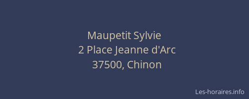Maupetit Sylvie