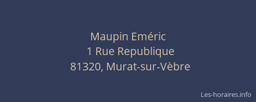 Maupin Eméric