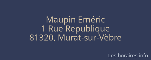 Maupin Eméric