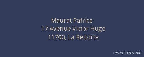 Maurat Patrice