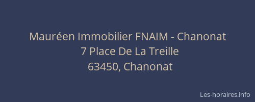 Mauréen Immobilier FNAIM - Chanonat