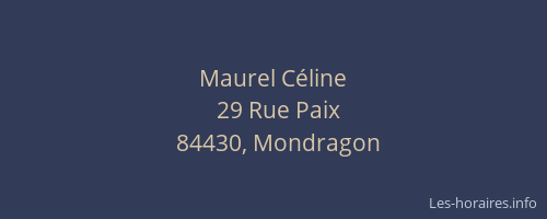 Maurel Céline