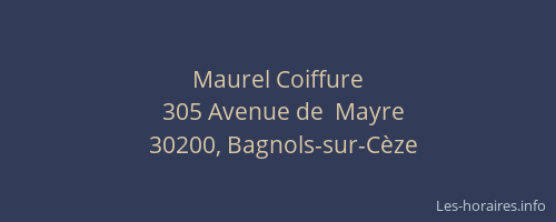 Maurel Coiffure