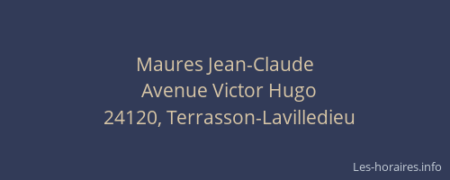 Maures Jean-Claude