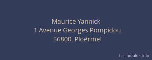 Maurice Yannick
